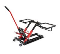 Wiltec Cric hydraulique 3en1 300kg max. 530mm Moto quad tracteur à gazon 4 roues