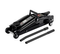 Wiltec Cric hydraulique manœuvrable de 3 t - 592 x 240 x 146 mm - Hauteur de Levage de 135-400 mm - pour Voiture, SUV, 4x4 - avec Poignée Ergonomique