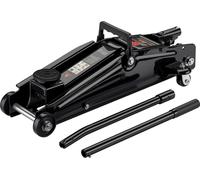 Wiltec Cric hydraulique manœuvrable de 3 t - 592 x 240 x 146 mm - Hauteur de Levage de 135-400 mm - pour Voiture, SUV, 4x4 - avec Poignée Ergonomique