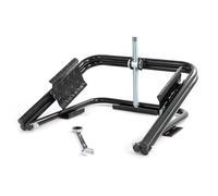 WilTec Cric pour Camping Car - Capacité de Charge 1360 kg - en Acier - avec Tige filetée et clé - pour Roues 13"-15" - Entretien Caravane, roulotte, Motor-Home