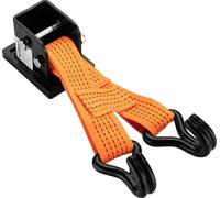 Wiltec Crochets de levage pour roues – Capacité de poids élevée – en Acier et Textile synthétique – Crochets lève-véhicule pour Cric de levage Hi-Lift à crémaillère Farm jack