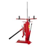 Wiltec Démonte-pneu universel manuel Détalonneur Rouge et Noir Acier Auto Moto Quad Pneus 4"" jusqu'á 21"" (101,6-533,4 mm) Axes Ø 12-