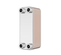 Wiltec Échangeur de chaleur thermique avec 30 plaques - 286 x 116 x 862 mm - max. 175 kW - 1,5 l par passe - en Acier inoxydable - pour Eau Solaire