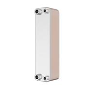 Wiltec Échangeur de chaleur thermique avec 30 plaques - 315 x 73 x 862 mm - max. 125 kW - 1,2 l par passe - en Acier inoxydable - pour Eau Solaire