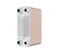 Wiltec Échangeur de chaleur thermique avec 50 plaques - 191 x 73 x 1310 mm - max. 90 kW - 0,9 l par passe - en Acier inoxydable - pour Eau Solaire