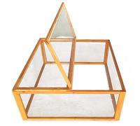 Wiltec Enclos Ouvert carré - 1000 x 1000 x 450 mm - en Bois - avec Couvercle de Protection - Maisonnette Cabane Clapier pour Petits Animaux Lapins Rongeur