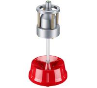 Wiltec Équilibreuse de roues manuelle portable - Hauteur de 57,5 cm, Diamètre de 29 cm - pour Moyeux de 3,8 à 10,2 cm - Balanceur de