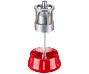 WilTec Équilibreuse de Roues Manuelle Portable - Hauteur de 57,5 cm, Diamètre de 29 cm - pour Moyeux de 3,8 à 10,2 cm - Balanceur de Roue Automobile Robuste