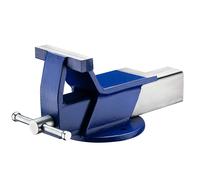 Wiltec Étau d’atelier Enclume Acier Mâchoire 125 mm Profondeur 80mm Butée Établi