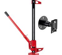 Wiltec Farm Jack - Kit universel Cric de base jusqu'à 3000 kg et hauteur de levage max. 76 cm avec support de roue de secours