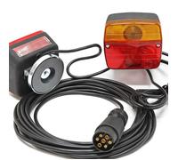 Feux arrière remorque WILTEC JH107-A 7 broches support magnétique