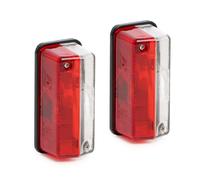 Wiltec Feux de position - 2x Lampe C4W 12 V - 93 x 48 x 38 mm - Feux d’encombrement Gabarit - Éclairage routier pour Remorque Campin