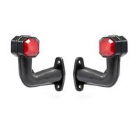 Wiltec Feux de position latéraux – 2x 6 LED 12 V – Forme carrée – 160 x 180 mm – Feux d’encombrement Gabarit – Éclairage routier pour Remorque Camping car Camion