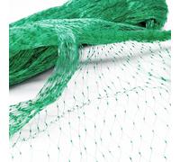 Wiltec Filet anti-oiseaux - 4 x 10 m / Maille 15 x 15 mm - en Polyéthylène - Résistant aux intempéries et UV - Protection volatiles moineaux Bassin Jardin Potager