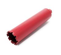 Wiltec Foret diamant pour Carotteuse Ø 102mm Métal fritté Forage à sec et Humide Chantier Carrelage Béton Trépan Couronne Diamant