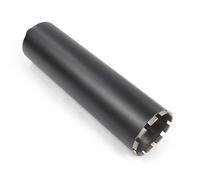 Wiltec Foret diamant pour Carotteuse Ø 132 mm - Haut rendement - 1¼ UNC - Longueur 450 mm - Métal fritté - Forage à humide - Chantier Carrelage Béton - Trépan Couronne Diamant
