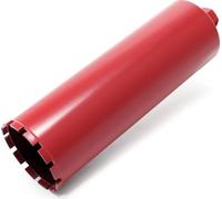 Wiltec Foret diamant pour Carotteuse Ø 132mm Métal fritté Forage à sec et Humide Chantier Carrelage Béton Trépan Couronne Diamant