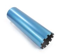 Wiltec Foret diamant pour Carotteuse Ø 152 mm - Rendement moyen - 1¼ UNC - Longueur 450 mm - Métal fritté - Forage à humide - Chantier Carrelage Béton - Trépan Couronne Diamant
