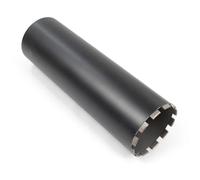 Wiltec Foret diamant pour Carotteuse Ø 200 mm - Haut rendement - 1¼ UNC - Longueur 450 mm - Métal fritté - Forage à humide - Chantier Carrelage Béton - Trépan Couronne Diamant