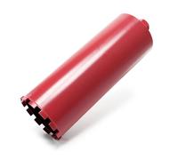 Wiltec Foret diamant pour Carotteuse Ø 200mm Métal fritté Forage à sec et Humide Chantier Carrelage Béton Trépan Couronne Diamant