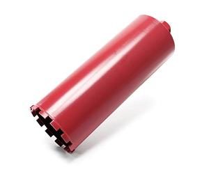 Wiltec Foret diamant pour Carotteuse Ø 200mm Métal fritté Forage à sec et Humide Chantier Carrelage Béton Trépan Couronne Diamant