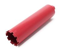 Wiltec Foret diamant pour Carotteuse Ø 108mm Métal fritté Forage à sec et Humide Chantier Carrelage Béton Trépan Couronne Diamant