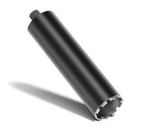 Wiltec Foret diamant pour Carotteuse Ø 127 mm - Haut rendement - 1¼ UNC - Longueur 450 mm - Métal fritté - Forage à humide - Chantier Carrelage Béton - Trépan Couronne Diamant