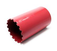 Wiltec Foret diamant pour Carotteuse Ø 220mm Métal fritté Forage à sec et Humide Chantier Carrelage Béton Trépan Couronne Diamant