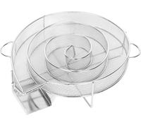 Wiltec Générateur de fumée froide 16x4,5cm Fumage à froid Serpentin fumoir Forme ronde Smoker BBQ Viande Légumes Poisson Saumon