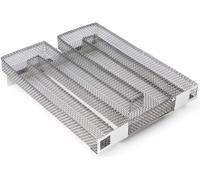 Wiltec Générateur de fumée froide 22x17,5x4,5cm Serpentin Fumoir Fumaison Acier fin Accessoires BBQ Smoker Viande Légumes Poisson Saumon