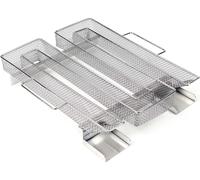 Wiltec Générateur de fumée froide 22x20,5x4,5cm Acier fin Serpentin Fumoir Fumaison Accessoires BBQ Smoker Viande Légumes Poisson Saumon