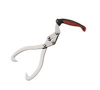 Wiltec Grappin forestier 100kg Acier Caoutchouc Ouverture 30cm L 44cm Pince bois