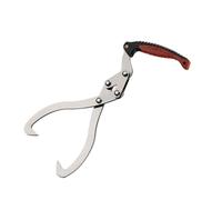 Wiltec Grappin forestier manuel jusqu’à 100 kg - en Acier et caoutchouc - Ouverture max. 30 cm - Longueur 44 cm - Pince forestière s