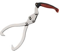 Wiltec Grappin forestier manuel jusqu’à 100 kg – en Acier et caoutchouc – Ouverture max. 30 cm – Longueur 44 cm – Pince forestière sylviculture, forêts, scierie, travail du bois