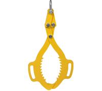 Wiltec Grappin forestier pour Troncs – Ouverture max. 620 mm – Force max. 1000 kg – Outil pince de levage avec 2 Mandrins de serrage – Griffe Pince forestière pour grumes, débardage