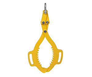Wiltec Grappin forestier pour Troncs - Ouverture max. 620 mm - Force max. 1000 kg - Outil pince de levage avec 2 Mandrins de serrage - Griffe Pince forestière pour grumes, débardage