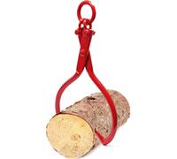 Wiltec Grappin forestier pour Troncs – Ouverture max. 635 mm – Force max. 1100 kg – Outil pince de levage avec 2 Mandrins de serrage – Griffe Pince forestière pour grumes, débardage