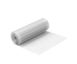 Wiltec Grillage à Mailles - 5 m x 50 cm/Épaisseur Fil 0,7 mm/Maille 12 x 12 mm - en Acier galvanisé - Grille métallique pour Volière Clapier Clôture Jardin Sylviculture Agriculture
