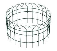 Wiltec Grillage souple Mailles 9x15 cm Hauteur 0,4 m Longueur 25m Acier revêtu de PVC Fil Ø 2mm Clôture Jardin Bordure décorative Délimitation Espace Protection plantes Jardinage Grillage Deco