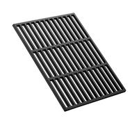 Wiltec Grille BBQ Carrée 26 x 44,5 cm - en Fonte - Barbecue Charbon de bois ou à gaz - Grillade Cuisson - Terrasse Jardin Plancha - Viande Légumes Poisson