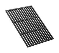 Wiltec Grille BBQ Carrée 26 x 44,5 cm - en Fonte - Barbecue Charbon de bois ou à gaz - Grillade Cuisson - Terrasse Jardin Plancha - Viande Légumes Poisson