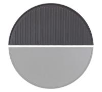 Wiltec Grille BBQ Semicirculaire 49,8x24,3x1,5cm Fonte Barbecue Grillade Cuisson