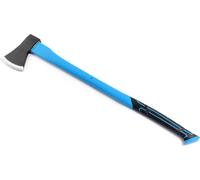 Wiltec Hache à fendre – 880 x 190 x 35 mm – tête 1500 g, manche 860 mm – lame en acier carbone, manche en fibre de verre – Fendeur de bois de chauffage, Sylviculture, Jardin, Camping