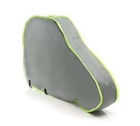 WilTec Housse de Protection de flèche de Caravane - 950 x 610 x 150 mm - Couleur Grise - en Tissu Oxford 210D - Protège-Timon Cache-flèche Remorque avec Sangles