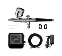 Wiltec HS-A10K Kit Compresseur Tuyau 1,8m Buse 0,3mm 12V max. 2,8bars Tatouage