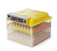 Wiltec Couveuse automatique - 160 W - pour 112 oeufs - avec 4 Fenêtres de surveillance, Mire-œuf et à Retournement automatique - Appareil à couver Incubateur Couvoir Éclosoir Éleveuse oisillons