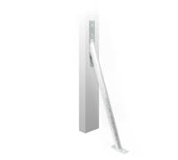 Wiltec Jambe de force 290 x 40 x 650 mm - en Acier galvanisé - Support pour clôture Ancre de sol pour poteau Brise-vent - Protection