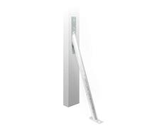 Wiltec Jambe de force 290 x 40 x 650 mm - en Acier galvanisé - Support pour clôture Ancre de sol pour poteau Brise-vent - Protection contre les intempéries au jardin