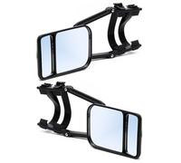 Wiltec Jeu 2x Extension de Rétroviseur universel pour camping-car - 2 miroirs 1 plat de 125 x 115 mm, 1 convexe de 105 x 45 mm - Vis