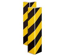 Wiltec Jeu 2x Protection angle murale adhésive - 400 x 75 x 20 mm - EVA - Pliable - Plaque de mur Garage Parking Protection angle de mur - Cornière pour angles Mousse de protection anti-choc Auto